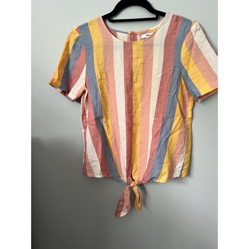 Madewell Blouse with Button Detail on Back